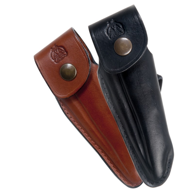 Fourreau de protection cuir pour couteau de poche 9cm