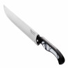 20 cm Laguiole Chef's Knife with Black Acrylic Handle and Bird Design