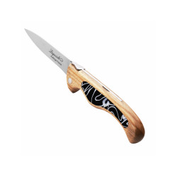 Laguiole paring kitchen knife bird with olive wood handle