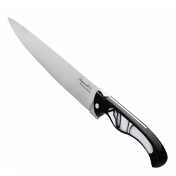 Laguiole slicing kitchen knife bird with black acrylic handle