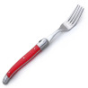 Laguiole 24-piece cutlery set in red