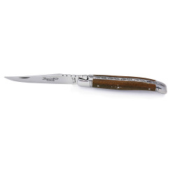 Laguiole knife rosewood handle and stainless steel bolster
