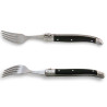 Laguiole forks ABS luxury black