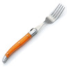 Box of 6 orange ABS Laguiole forks