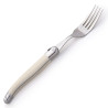Box of 6 white ABS Laguiole forks