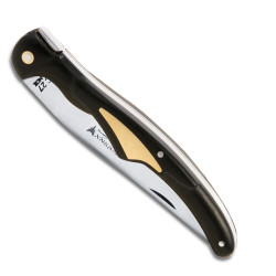Laguiole Sphinx knife black and gold handle