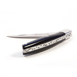 Thiers pocket knife, diamond inside black handle
