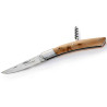 Le Thiers, olive wood handle with corkscrew