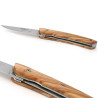 Liner Lock Thiers Olive wood handle