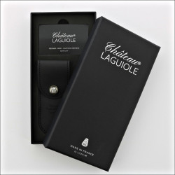 Wine opener Château-Laguiole Grand Cru black and white handle