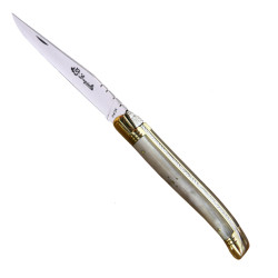 Laguiole steak knives blonde horn handle