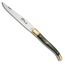Laguiole steak knives black horn handle