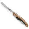 Laguiole bird steak knives with ebony and olive wood handle