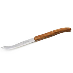 Laguiole cheese knife full handle in olive wood