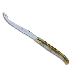 Laguiole Cheese knife blonde horn handle