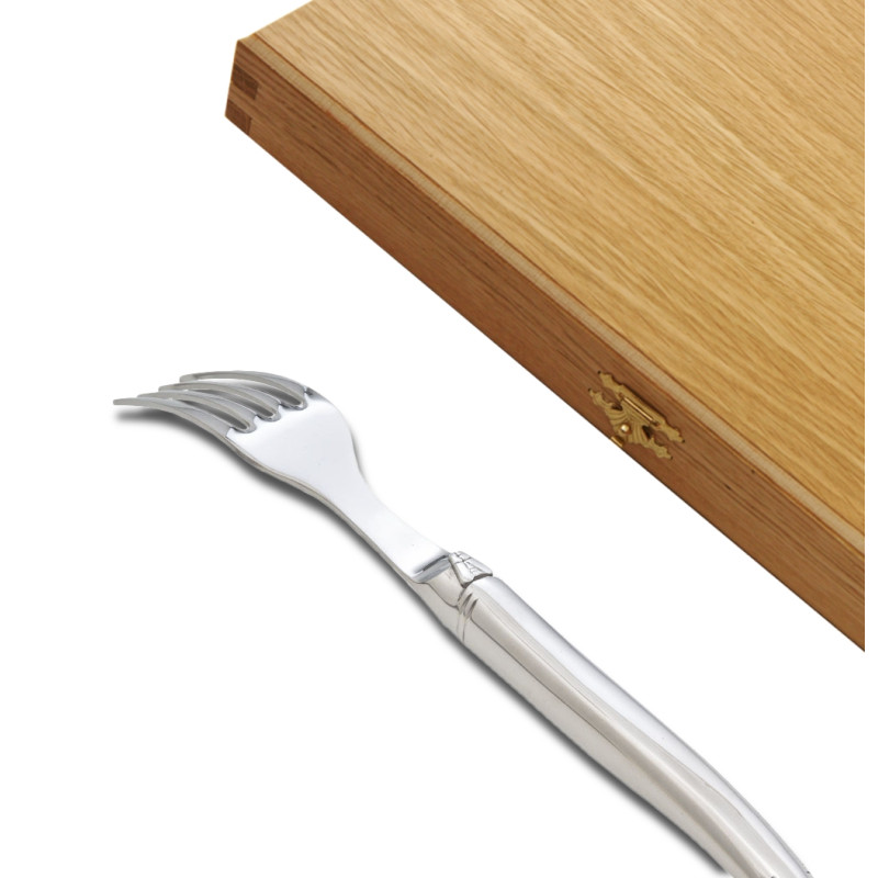 Set of 6 Prestige range Laguiole forks fully forged polished
