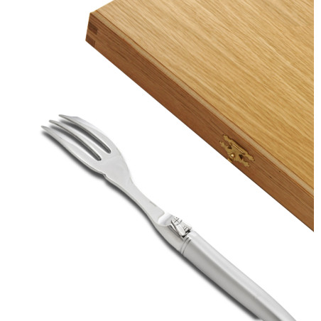 Prestige range Laguiole Cake forks sandblasted finish