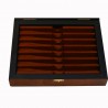 Deluxe elm burl box for 7 days straight razors set or collection