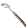 Set of 6 Laguiole soup spoons blonde  horn handle