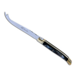 Laguiole Cheese knife black horn handle