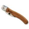 chestnut Laguiole knife with turning ferrule