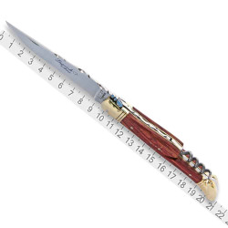 Couteau Laguiole avec  manche en bois de rose