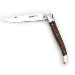 Laguiole knife Ebony and Mimosa Wood handle