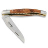 Laguiole knife Juniper handle with double plates