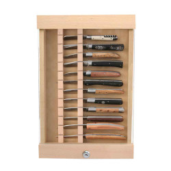 12 knives display case