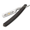 Buffalo razor 5/8 in Ebony Wood - Chiselled decoration of ears of corn on the back of the blade