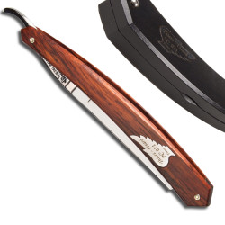 Celebration Silverwing 5/8, series-numbered razor, with “Silverwing” inlaid Cocobolo handle