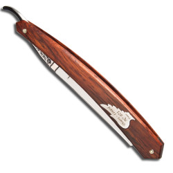 Celebration Silverwing 5/8, series-numbered razor, with “Silverwing” inlaid Cocobolo handle
