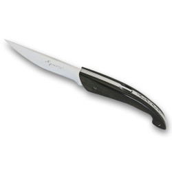 Monnerie hunting knife with ebony wood handle