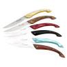 Set of 6 Monnerie knives tableware in assorted colors